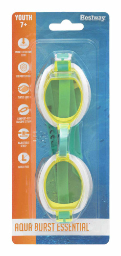 Очки для плавания "Aqua Burst Essential PDQ" от 7 лет (Bestway 30217 BW)