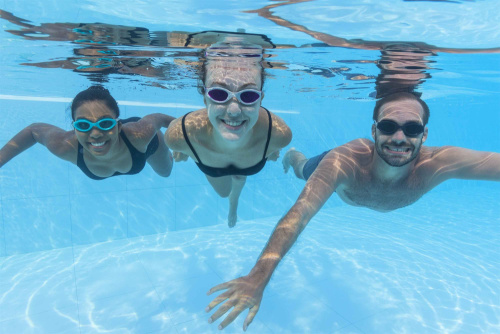 Очки для плавания "IX-1400" набор 3 шт., от 14 лет (Bestway 21095 BW)