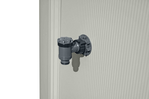 Стальной бассейн Bestway Hydrium Pool Set 300х120 см + песочный ф/насос 3028 л/ч, лестница, тент, подстилка (56566 BW)