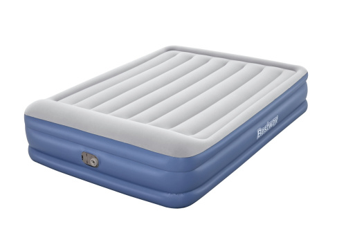 Надувная кровать Tritech 203x152x46 см, с подголовником, встроенный насос 220V (Bestway 67630 BW) Надувная кровать Tritech 203x152x46 см, с подголовником, встроенный насос 220V (Bestway 67630 BW)