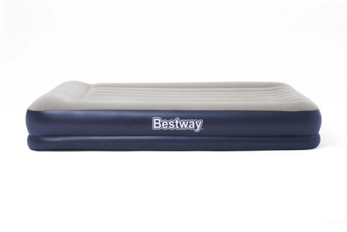 Надувная кровать Tritech 152х203х36 см с подголовником, встроенный насос 220V (Bestway 67725 BW) Надувная кровать Tritech 152х203х36 см с подголовником, встроенный насос 220V (Bestway 67725 BW)