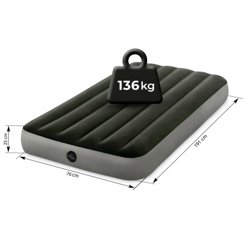 Надувной матрас Prestige Downy Airbed Fiber-Tech 76х191х25 см (Intex 64106)