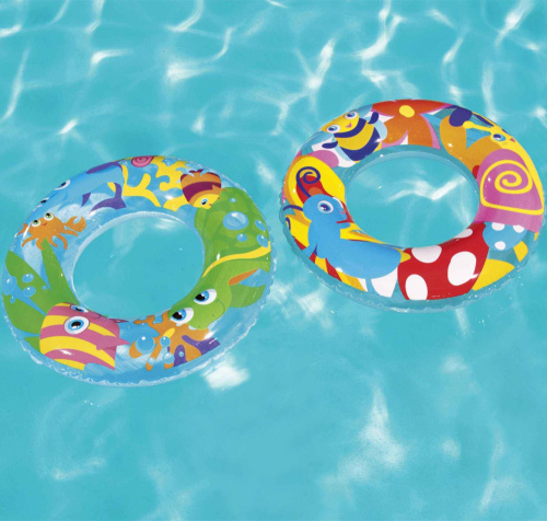 Надувной круг 56 см "Морской мир", от 3 лет (Bestway 36013 BW)