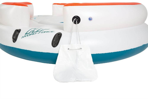 Надувной плот для 4 человек, 267х267 см (Bestway 43135)