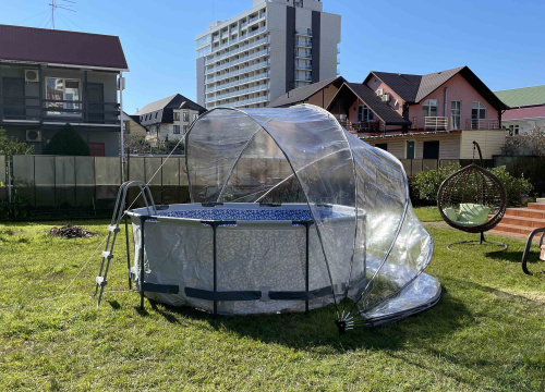 Купол-тент для бассейна, диаметр 5,5 м (Pool tent 5,5)