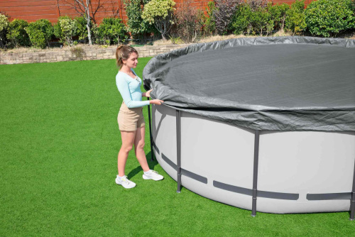 Тент премиум для каркасного бассейна 488 см (Bestway 58952 BW)