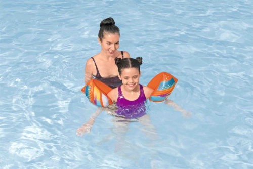 Нарукавники для плавания 30x15 см "Colorify ToughLite", 5-12 лет (Bestway 32274 BW)