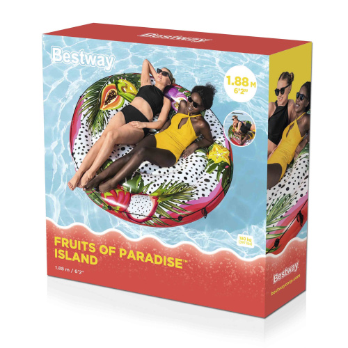 Надувной матрас-плот для плавания 188 см "Фруктовый рай" (Bestway 43720 BW)