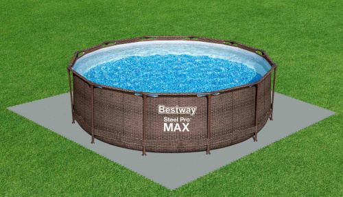 Мягкая модульная подстилка под бассейн "Пазл", 50х50 см (9 шт.) (58639 BW)