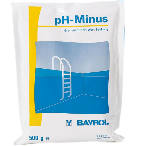 pH-минус (pH-minus), 0,5 кг пакет, порошок для понижения уровня рН воды, Bayrol (4594412)