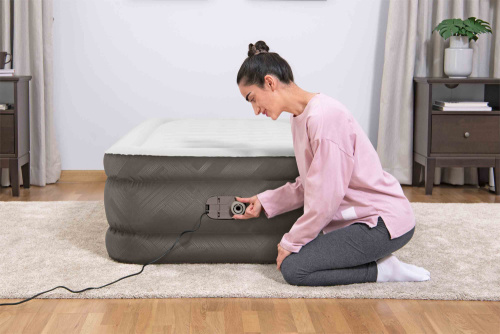 Надувная кровать Fortech Airbed 97х191х46 см, встроенный насос 220V (Bestway 69048 BW)