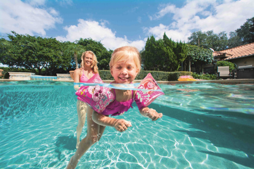 Нарукавники для плавания 23х15 см "Барби", от 3 до 6 лет (Bestway 93203 BW)