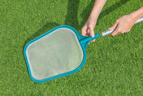 Набор для чистки бассейна (сачок, вакуумная насадка с мешком, ручка 167 см) (Bestway 58013 BW)