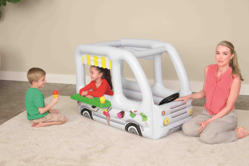 Игровой центр 122х84х84 см "Фургон" с 10 шариками, от 2 лет (Bestway 52268)