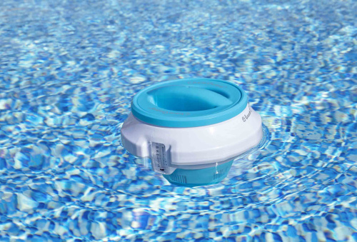 Поплавок-дозатор с крышкой-перчаткой 18,6 см для химии в таблетках (Bestway 58701)