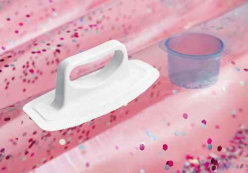 Надувной плотик "Розовая ракушка" 178х165х24 см (Intex 57257)