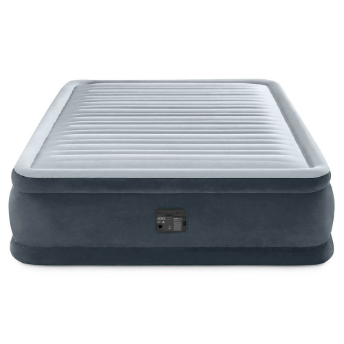 Надувная кровать Dura-Beam Plus Series 152х203х46 см, встроенный насос 220V (Intex 64414)