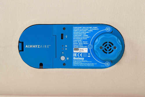 Надувная кровать AlwayzAire Fortech 152х203х51 см, встроенный насос 220V с автоподкачкой (Bestway 69054 BW)