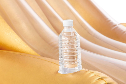 Надувное кресло-шезлонг для плавания 188х135 см с подстаканником (Intex 56803)