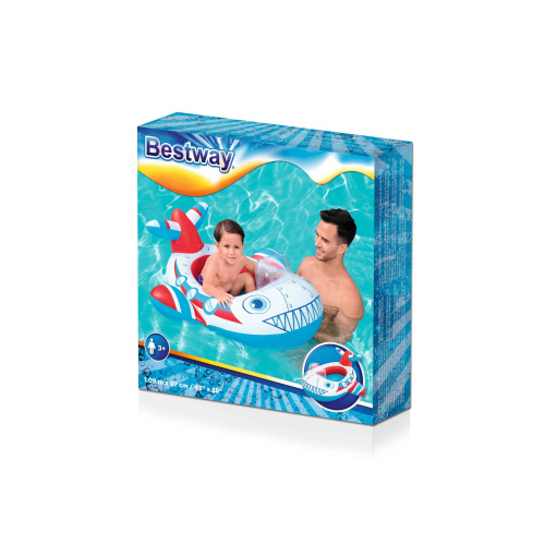 Надувная детская лодочка "Маленький навигатор", от 3 лет (Bestway 34169 BW)