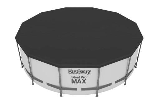 Каркасный бассейн Bestway 366х122 см + фильтр-насос 2006 л/ч, тент, лестница (56420 BW)