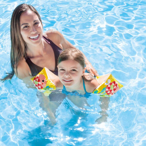 Нарукавники 23х15 см "Подводный мир", от 3 до 6 лет (Intex 58652)