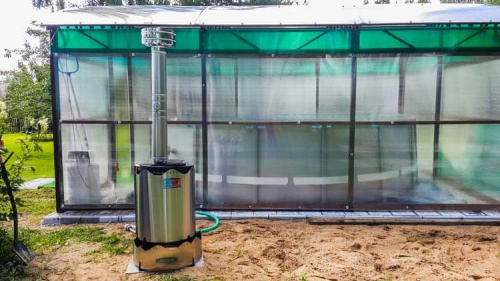 Дровяной водонагреватель для бассейна Termopool Volcano Pro 40 (45 кВт, спираль 31 метр, 20 витков)