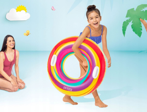 Надувной круг 91 см "Вихрь", от 9 лет (Intex 59256)