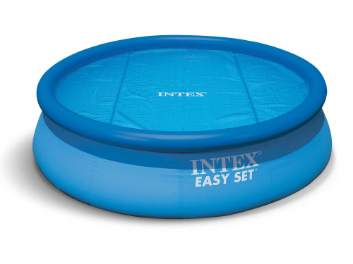 Солнечное покрывало с обогревающим эффектом для бассейнов 305 см (D290 см) (Intex 29021)