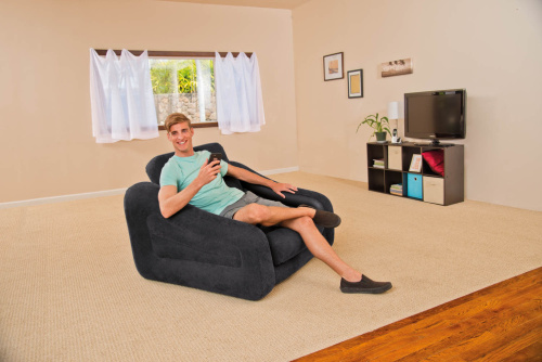 Кресло надувное Pull-Out Chair 107х221х66 см (Intex 68565)