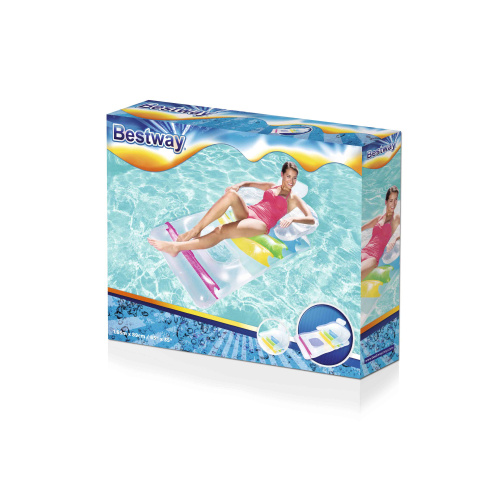 Надувной матрас-кресло для плавания 165х89 см с окном (Bestway 43011 BW)