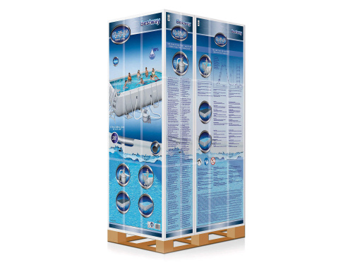 Каркасный прямоугольный бассейн Bestway 671х366х132 см + песочный ф/насос 5678 л/ч, тент, лестница, настил (56471/56278 BW) Каркасный прямоугольный бассейн Bestway 671х366х132 см + песочный ф/насос 5678 л/ч, тент, лестница, настил (56471/56278 BW)