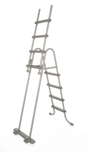 Лестница для бассейнов до 122 см, 4 ступеньки, без площадки, с защитой (Bestway 58331 BW)