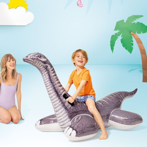 Надувная игрушка-наездник "Бронтозавр" 178х94 см, до 40 кг, от 3 лет (Intex 57584)