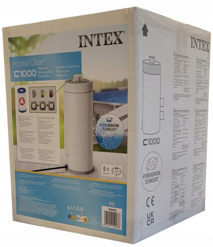 Картриджный фильтр-насос C1000 Krystal Clear 3785 л/ч (Intex 26638)