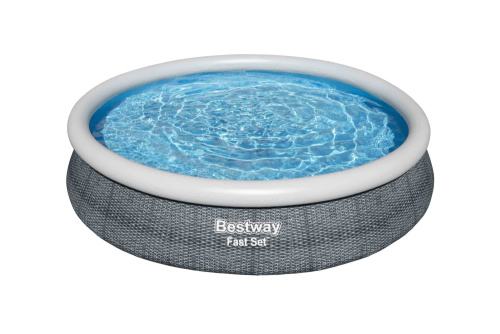Бассейн надувной Bestway Fast Set Pools "Ротанг" 366х76 см (57443 BW) Бассейн надувной Bestway Fast Set Pools "Ротанг" 366х76 см (57443 BW)