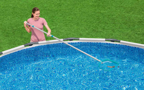 Сачок для сбора мусора с поверхности бассейна 40х34 см, под держатель D30мм (58659 BW)