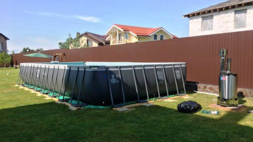 Дровяной водонагреватель для бассейна Termopool Volcano Pro 50 (55 кВт, спираль 37 метров, 24 витка)