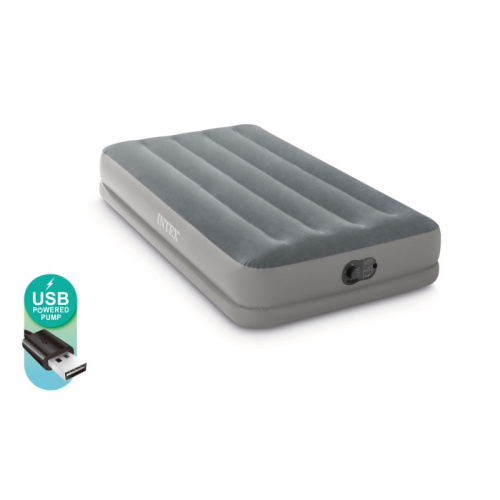 Надувная кровать Prestige Mid-Rise Airbed 99х191х30 см, встроенный насос USB (Intex 64112)