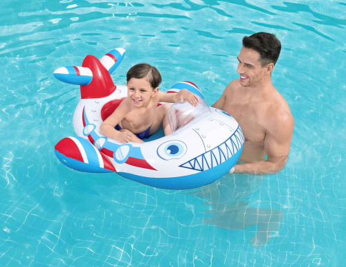 Надувная детская лодочка "Маленький навигатор", от 3 лет (Bestway 34169 BW)