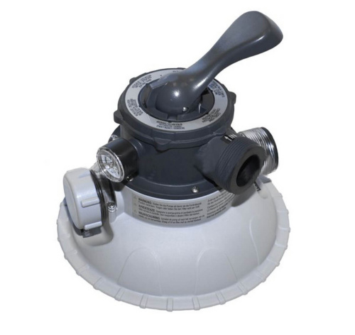 Крышка бака для песчаного фильтр-насоса с 6-ти позиционным клапаном (Intex 11721)