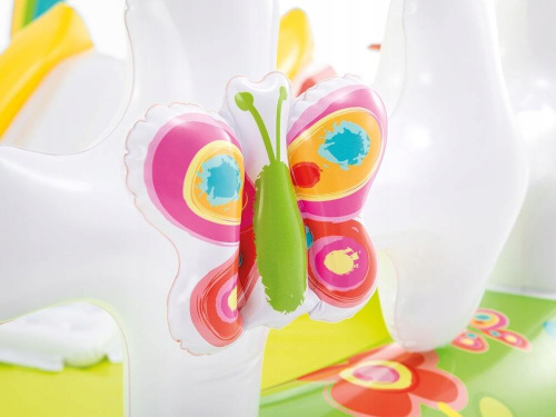 Игровой центр "Мой сад" с горкой и распылителем, 290х180х104 см, от 2 лет (Intex 57154)