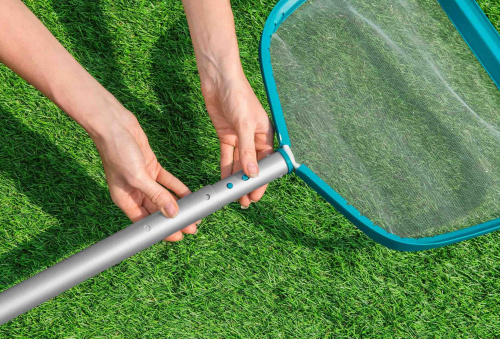 Сачок для сбора мусора с поверхности бассейна 40х34 см, под держатель D30мм (58659 BW)