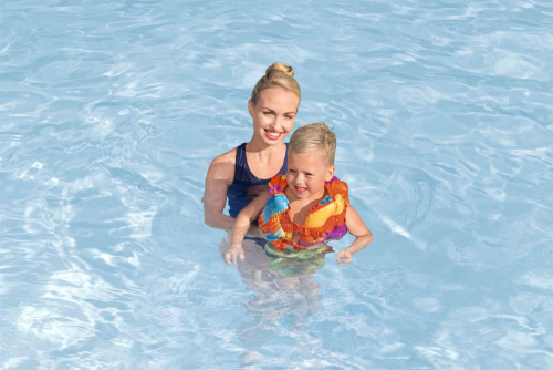 Жилет для плавания 41x30 см "Colorify ToughLite", 3-6 лет (Bestway 32272 BW)