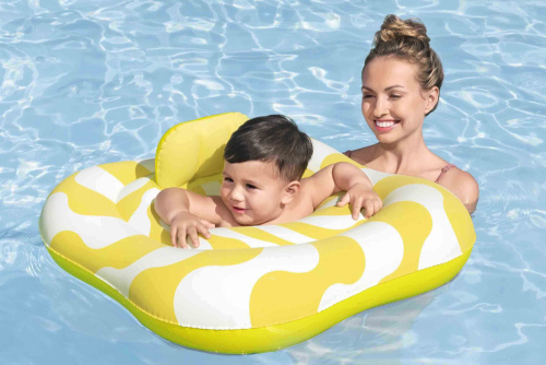 Надувные водные ходунки 79x79 см "Волнистый квадрат", 1-2 года (Bestway 32298 BW)