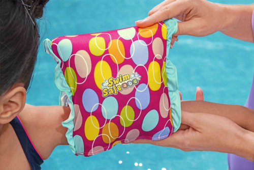 Нарукавники для плавания с тканевым покрытием, на липучке, 38х16,5 см, от 3 до 6 лет (Bestway 32183)