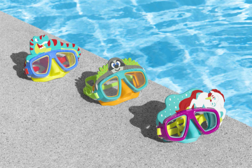 Маска для плавания "Lil Animal", от 3 лет (Bestway 22064 BW)