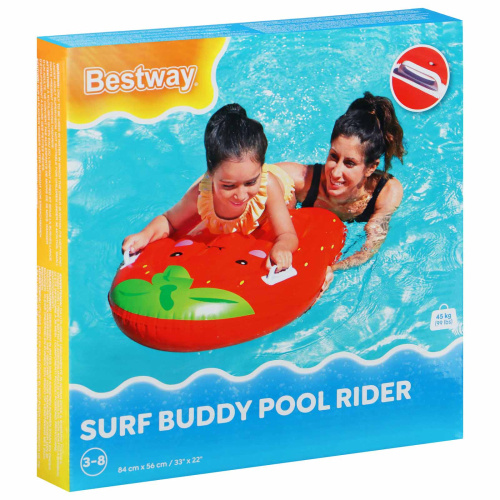 Надувной плотик 84х56 см "Фрукты", от 3 лет (Bestway 42049 BW)