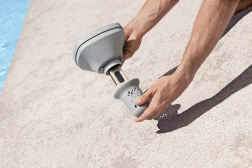 Хлоргенератор аккумуляторный "Hydrogenic Saltwater Chlorinator" для бассейнов до 1400 л (Bestway 60340 BW)