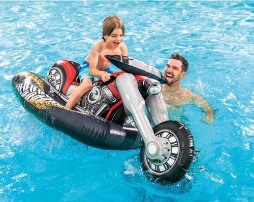 Надувная игрушка-наездник 180х94х71 см "Мотобайк" от 3 лет (Intex 57534)